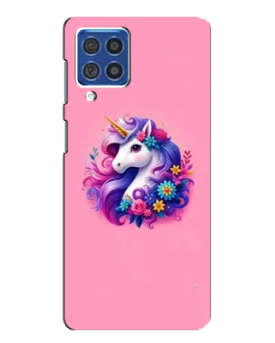 Чехол для Samsung Galaxy F62 с картинкой «Сказочный единорог»