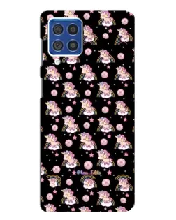 Чехол для Samsung Galaxy F62 с картинкой «Magic Unicorn паттерн»