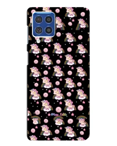 Чехол для Samsung Galaxy F62 с картинкой «Magic Unicorn паттерн»
