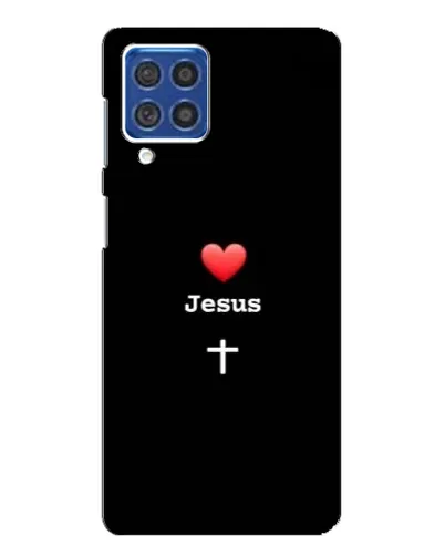 Чехол для Samsung Galaxy F62 с картинкой «Сердце - Jesus» Чехол для Samsung Galaxy F62 с картинкой «Сердце - Jesus»