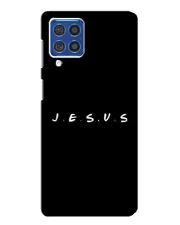 Чехол для Samsung Galaxy F62 с картинкой «Точки веры J.E.S.U.S.»