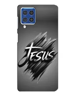 Чехол для Samsung Galaxy F62 с картинкой «Надпись Jesus Graffiti»