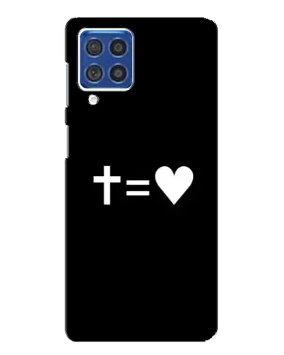 Чехол для Samsung Galaxy F62 с картинкой «Крест и Сердце» Чехол для Samsung Galaxy F62 с картинкой «Крест и Сердце»