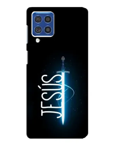 Чехол для Samsung Galaxy F62 с картинкой «Меч Духа Jesus» Чехол для Samsung Galaxy F62 с картинкой «Меч Духа Jesus»