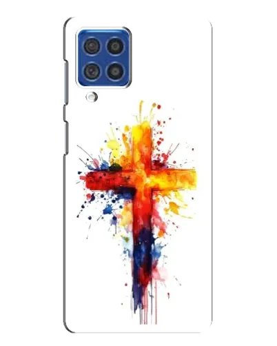 Чехол для Samsung Galaxy F62 с картинкой «Акварельный крест» Чехол для Samsung Galaxy F62 с картинкой «Акварельный крест»