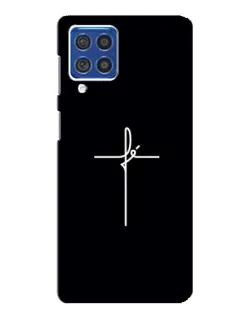 Чехол для Samsung Galaxy F62 с картинкой «Тонкий крест»