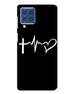 Чехол для Samsung Galaxy F62 с картинкой «Пульс веры»
