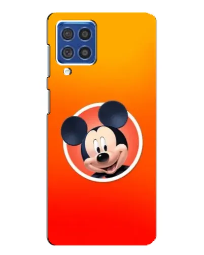 Чехол для Samsung Galaxy F62 с картинкой «Mickey в круге»