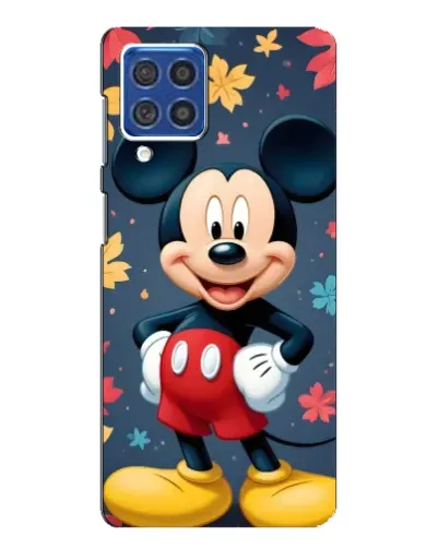 Чехол для Samsung Galaxy F62 с картинкой «Осенний Mickey Mouse»