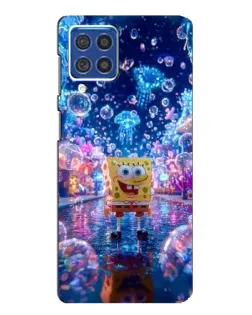 Чехол для Samsung Galaxy F62 с картинкой «Неоновый океан»