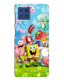 Чехол для Samsung Galaxy F62 с картинкой «Губка Боб и друзья» Чехол для Samsung Galaxy F62 с картинкой «Губка Боб и друзья»