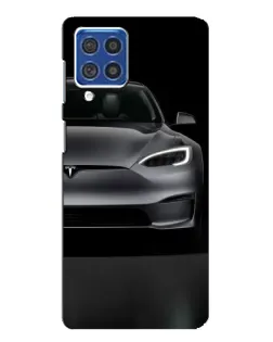 Чохол для Samsung Galaxy F62 з картинкою «Tesla Model S Look»