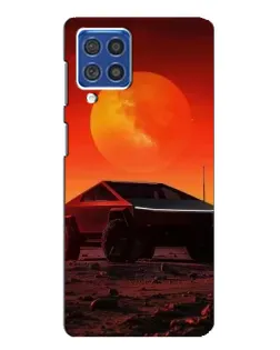 Чехол для Samsung Galaxy F62 с картинкой «Cybertruck на Марсе» Чехол для Samsung Galaxy F62 с картинкой «Cybertruck на Марсе»