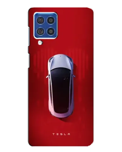 Чехол для Samsung Galaxy F62 с картинкой «Tesla Top View» Чехол для Samsung Galaxy F62 с картинкой «Tesla Top View»