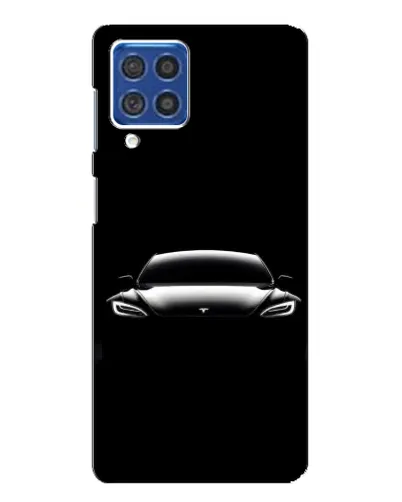 Чехол для Samsung Galaxy F62 с картинкой «Фары Tesla Night» Чехол для Samsung Galaxy F62 с картинкой «Фары Tesla Night»