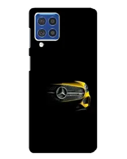 Чехол для Samsung Galaxy F62 с картинкой «Mercedes — ретро стиль»