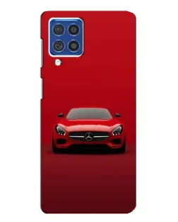Чехол для Samsung Galaxy F62 с картинкой «Красный Mercedes AMG»