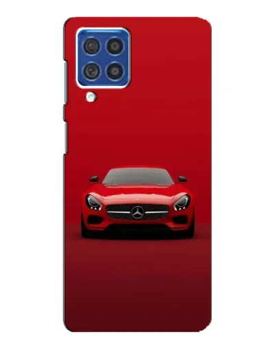 Чехол для Samsung Galaxy F62 с картинкой «Красный Mercedes AMG»