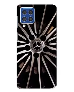Чехол для Samsung Galaxy F62 с картинкой «Диск Mercedes»