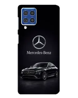 Чехол для Samsung Galaxy F62 с картинкой «Mercedes — решетка радиатора»