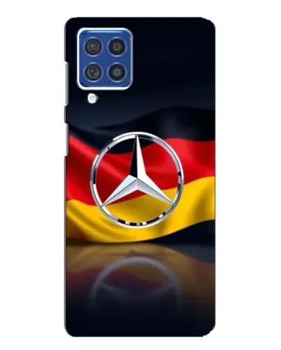 Чехол для Samsung Galaxy F62 с картинкой «Mercedes — флаг Германии»