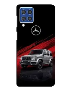 Чехол для Samsung Galaxy F62 с картинкой «Mercedes G-Class красный»