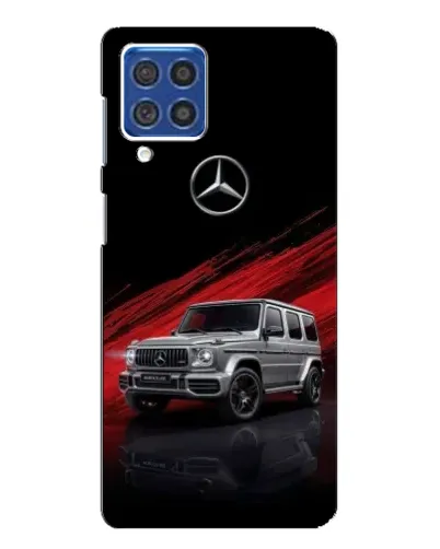 Чехол для Samsung Galaxy F62 с картинкой «Mercedes G-Class красный»