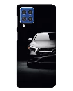 Чехол для Samsung Galaxy F62 с картинкой «Свет фар Mercedes»