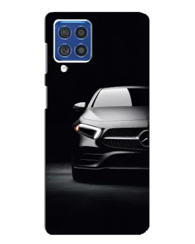 Чехол для Samsung Galaxy F62 с картинкой «Свет фар Mercedes»