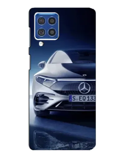 Чехол для Samsung Galaxy F62 с картинкой «Mercedes EQ — будущее»