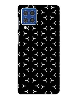 Чехол для Samsung Galaxy F62 с картинкой «Mercedes паттерн звезд»