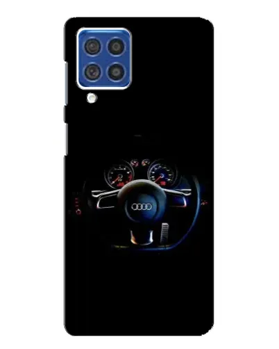 Чехол для Samsung Galaxy F62 с картинкой «Салон Audi — руль» Чехол для Samsung Galaxy F62 с картинкой «Салон Audi — руль»