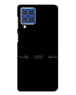 Чехол для Samsung Galaxy F62 с картинкой «Audi — световой подпись» Чехол для Samsung Galaxy F62 с картинкой «Audi — световой подпись»