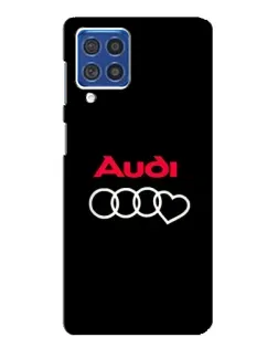 Чехол для Samsung Galaxy F62 с картинкой «Логотип Audi Heart» Чехол для Samsung Galaxy F62 с картинкой «Логотип Audi Heart»