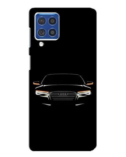 Чехол для Samsung Galaxy F62 с картинкой «Audi — ночной контур» Чехол для Samsung Galaxy F62 с картинкой «Audi — ночной контур»