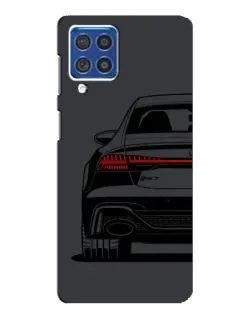 Чехол для Samsung Galaxy F62 с картинкой «Задняя часть Audi — арт»
