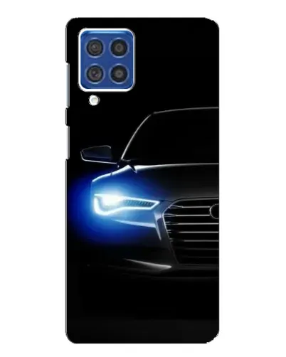 Чехол для Samsung Galaxy F62 с картинкой «Неоновый взгляд Audi» Чехол для Samsung Galaxy F62 с картинкой «Неоновый взгляд Audi»