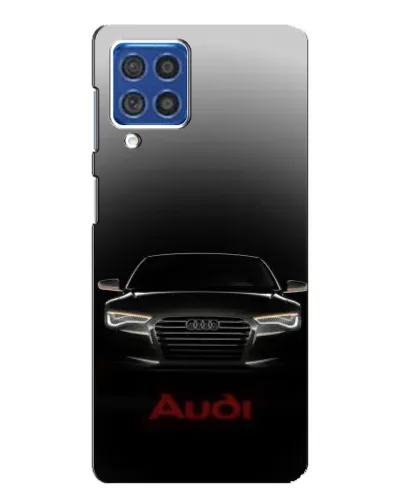 Чехол для Samsung Galaxy F62 с картинкой «Audi — градиентный контур» Чехол для Samsung Galaxy F62 с картинкой «Audi — градиентный контур»