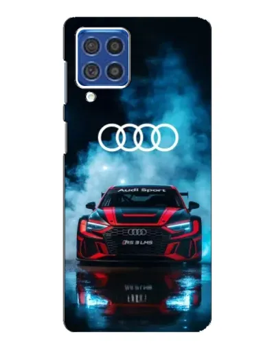 Чехол для Samsung Galaxy F62 с картинкой «Audi Sport — неон» Чехол для Samsung Galaxy F62 с картинкой «Audi Sport — неон»