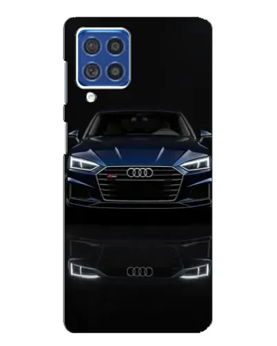 Чехол для Samsung Galaxy F62 с картинкой «Audi — ночное отражение» Чехол для Samsung Galaxy F62 с картинкой «Audi — ночное отражение»