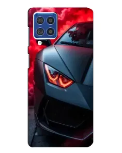 Чехол для Samsung Galaxy F62 с картинкой «Lamborghini красное сияние» Чехол для Samsung Galaxy F62 с картинкой «Lamborghini красное сияние»