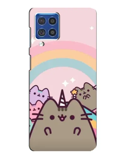 Чехол для Samsung Galaxy F62 с картинкой «Единорог Pusheen»