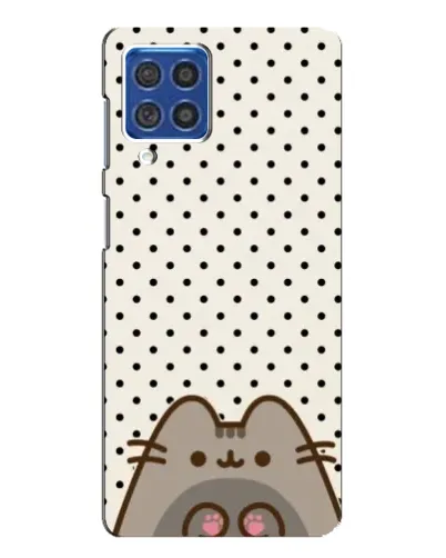 Чехол для Samsung Galaxy F62 с картинкой «Пушин в горошек»
