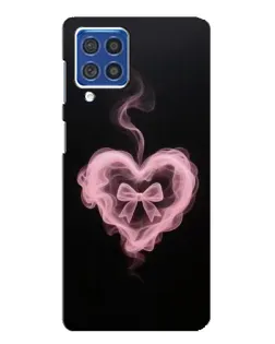 Чехол для Samsung Galaxy F62 с картинкой «Дымчатое сердце»