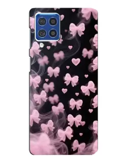 Чехол для Samsung Galaxy F62 с картинкой «Неоновое кружево»