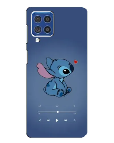 Чехол для Samsung Galaxy F62 с картинкой «Музыкальный Stitch»