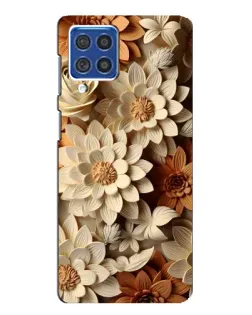 Чехол для Samsung Galaxy F62 с картинкой «Бежевый флористический декор» Чехол для Samsung Galaxy F62 с картинкой «Бежевый флористический декор»