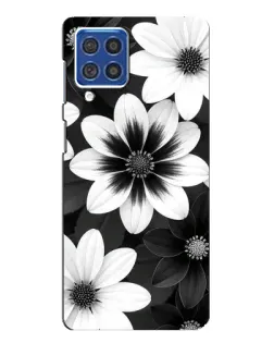 Чехол для Samsung Galaxy F62 с картинкой «Монохромные астры» Чехол для Samsung Galaxy F62 с картинкой «Монохромные астры»