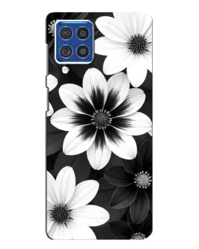 Чехол для Samsung Galaxy F62 с картинкой «Монохромные астры» Чехол для Samsung Galaxy F62 с картинкой «Монохромные астры»