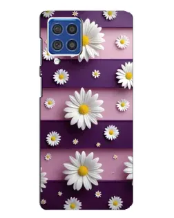 Чехол для Samsung Galaxy F62 с картинкой «Ромашки на фиолетовом» Чехол для Samsung Galaxy F62 с картинкой «Ромашки на фиолетовом»